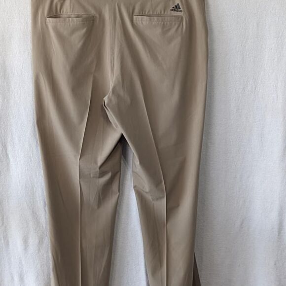 Adidas Golf Pants Lightweight Bundle 2 Pairs Khaki and Gray Size 38x30 - Picture 14 of 16